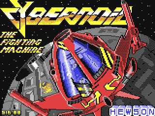 Cybernoid: The Fighting Machine title screen for Commodore 64